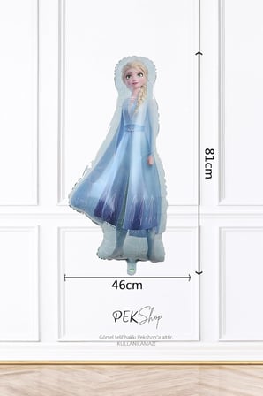 Elsa Folyo Balon Tek Elsa Frozen Folyo Balon