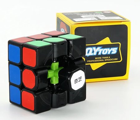 QI YI TOYS Speed Cube Son Nesil 3x3x3 Rubik Küpü Zeka Küpü Sihirli Cube, Hızlı ve Pürüzsüz, Dayanıklı Malzeme, Yetişkinler ve Erkekler için ve kızlar