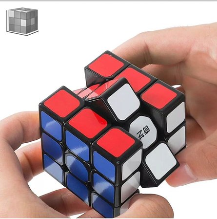 QI YI TOYS Speed Cube Son Nesil 3x3x3 Rubik Küpü Zeka Küpü Sihirli Cube, Hızlı ve Pürüzsüz, Dayanıklı Malzeme, Yetişkinler ve Erkekler için ve kızlar