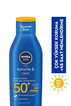 Nivea Sun Spf 50+ Seyahat Boyu Koruma &nem Güneş Kremi 100ml,çok Yüksek Güneş Koruyucu