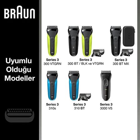 Braun 3 Serisi 21B Tıraş Makinesi Yedek Başlığı