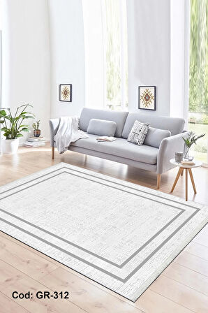 Pamuk Dokuma Taban Kaymaz Yıkanabilir Klasik Desenli  Salon Halısı Mutfak Halısı Koridor Halısı