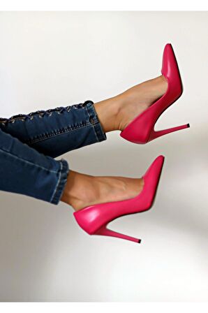Kadın Klasik İnce Yüksek Topuk Stiletto Ayakkabı