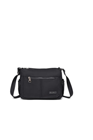 Saten Yumuşak Kumaş  Postacı Kadın Çantası Şık ve Zarif Hafif Malzeme