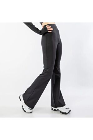 Kadın Siyah İspanyol Tayt