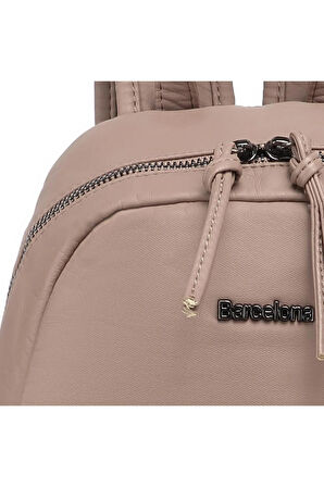 Yıkama Deri Sırt Askılı Kadın Çantası 21K Barcelona 1923