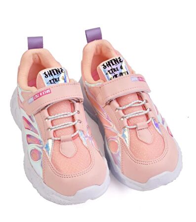 Kız Çocuk Pudra Lila Ultra Soft Sneaker Spor Ayakkabı