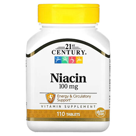 21st Century Niacin 100mg 110 Tablet