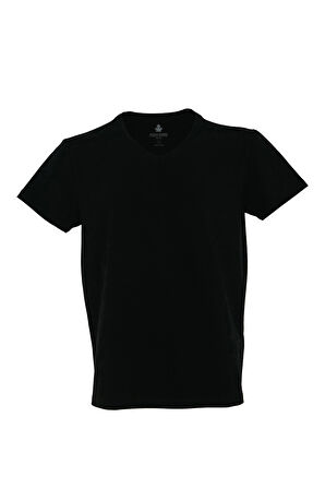 Adam Boxes V Yaka T-shirt N-Simplo - Siyah