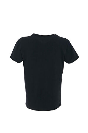 Adam Boxes V Yaka T-shirt N-Simplo - Lacivert