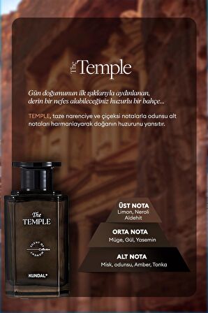 Şık ve Dekoratif, Çubuklu Oda Kokusu - Difüzör KUNDAL Scent Of Moment Diffuser 200ml (Temple)