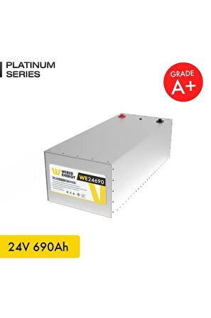 24V 690Ah LiFePO4 Platinum Series Bluetooth'lu Lityum Demir Fosfat Akü 