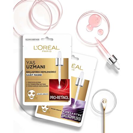 L'Oréal Paris Yaş Uzmanı Sıkılaştırıcı & Nemlendirici Kağıt Maske