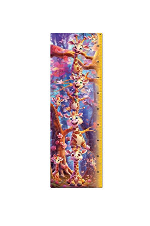 XXL Puzzle Eğlenceli Zürafalar 98* 33 CM