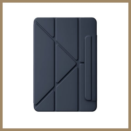 Bezos iPad 2025 10.9 10.Nesil (A16) Edz Manyetik Standlı Tablet Kılıfı - Lacivert 22