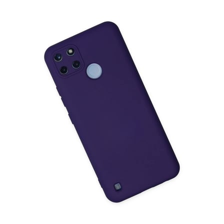 Bezos Realme C25Y Kılıf Nano içi Kadife Silikon - Mor 22