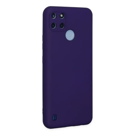 Bezos Realme C25Y Kılıf Nano içi Kadife Silikon - Mor 22