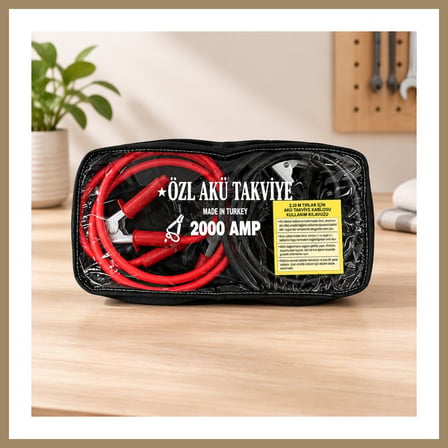 Bezos 2000 Amp Akü Takviye Kablosu 2 m 22