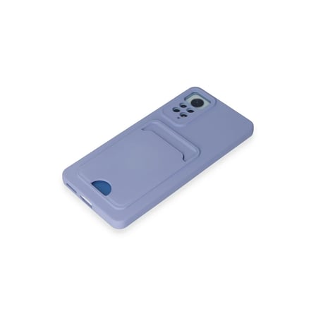 Bezos Redmi Note 12 Pro 4G Kılıf Kelvin Kartvizitli Silikon - Lila 22