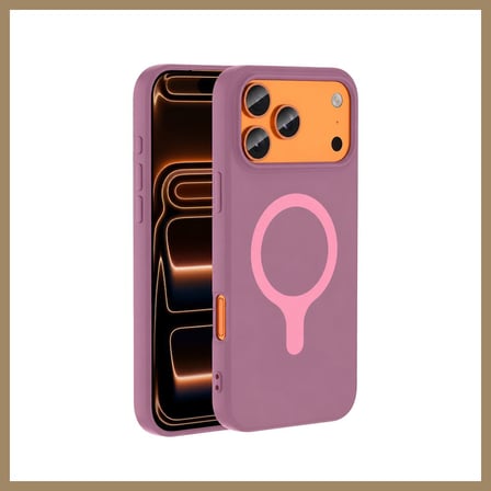 Bezos Joko iPhone 18 Pro/17 Pro Z Silikon Magsafe Kapak - Mor 22