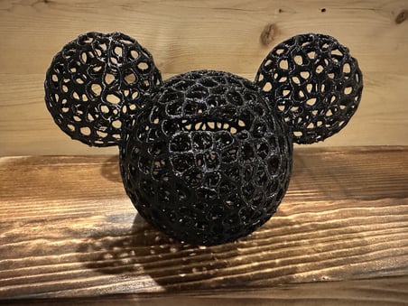 Bezos Voronoi Desenli Fare Figürlü Kumbara ve Çok Amaçlı Dekoratif Obje 22