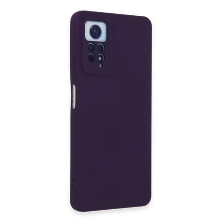 Bezos Redmi Note 12 Pro 4G Kılıf Nano içi Kadife Silikon - Mor 22