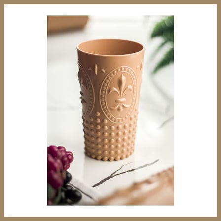 Bezos Akrilik Bal Tekli Uzun Bardak & Su Meşrubat Bardağı 750 ml ( Büyük Boy & Cam Değildir ) 22