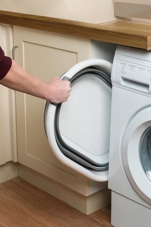 Bezos Katlanabilir Silikon Çamaşır Sepeti & Akordiyon Katlanır Sepet 27 Lt 22