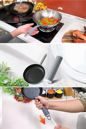 Bezos Silikon Saplı Pratik Mutfak Gereci Kaplama Uçlu Çok Amaçlı 14 cm 22