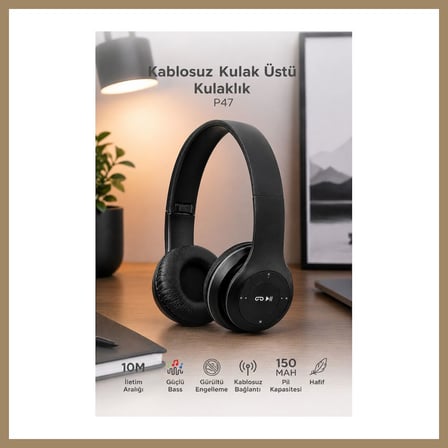 Bezos P47 FM'li Bluetooth Kulaklık 22