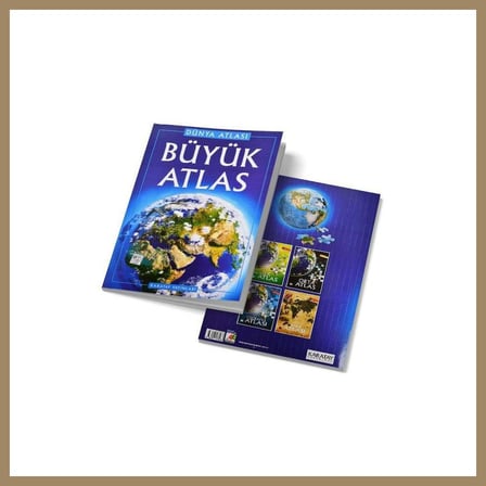 Bezos Büyük Atlas ( Atlası) Karton 1 Adet 22