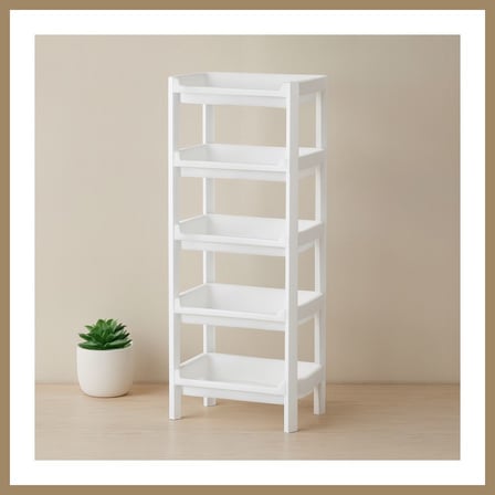 Bezos 5 Katlı Geniş Sepet Raf Organizer (355x220x870 mm) 22