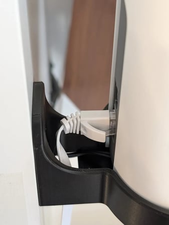 Bezos 3D Baskı Mesh Modem Duvar Askısı Braketi Havalandırmalı Silindirik Router Duvar Montaj Aparatı Siyah 22