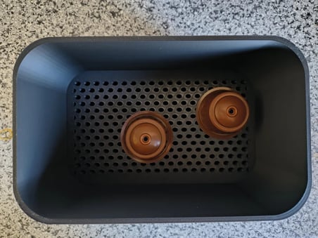 Bezos 3D Baskı Kullanılmış Kahve Kapsülü Saklama Kutusu Süzdürmeli Kapsül Toplama Kabı Siyah 22