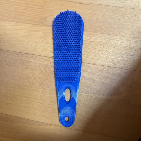 Bezos 3D Baskı Evcil Hayvan Tüy Tarağı Kedi ve Köpek Tüy Toplama Fırçası Silikon Diş Görünümlü Tarak Mavi 22