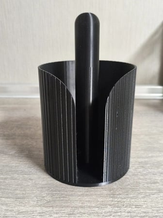 Bezos 3D Baskı Petek Delikli Ayaklı Kağıt Havlu Standı Modern Kağıt Havluluk Mutfak Tezgâh Havlu Tutucu Siyah 22