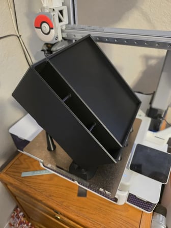 Bezos 3D Baskı Koltuk Kolçağı Organizeri Üç Kumandalık Kolçak Tepsisi İçecek Tutucu Kanepe Yan Sehpası Siyah 22