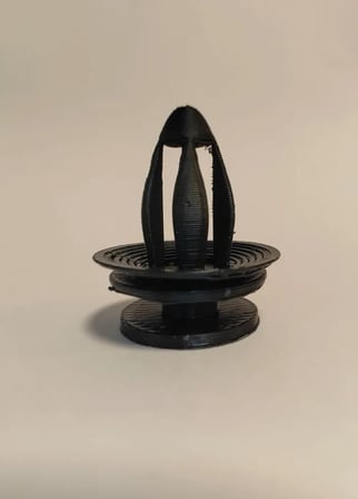 Bezos 3D Baskı Araç Kaporta Klipsi Oto İç Panel Plastik Tutturucu Klips Yedek Parça Siyah 22