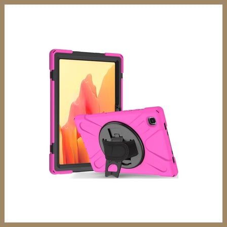 Bezos Samsung Galaxy T220 Tab A7 Lite 8.7 Kılıf Amazing Tablet Kapak - Pembe 22