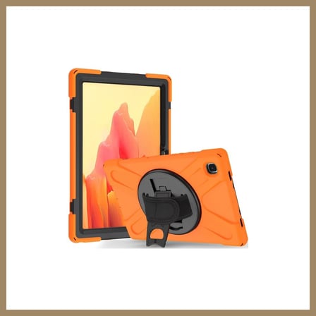Bezos Samsung Galaxy T220 Tab A7 Lite 8.7 Kılıf Amazing Tablet Kapak - Turuncu 22