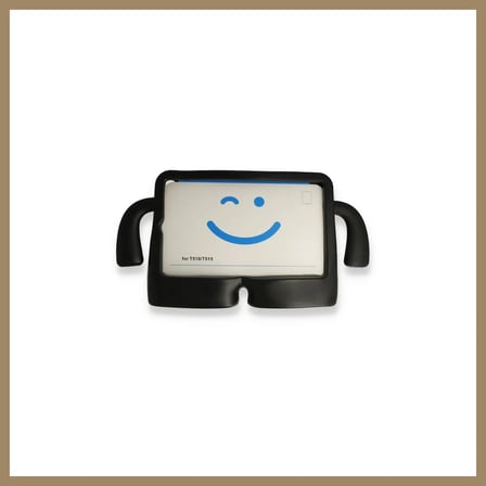 Bezos iPad 2025 10.9 10.Nesil (A16) Kılıf Karakter Tablet Silikon - Siyah 22