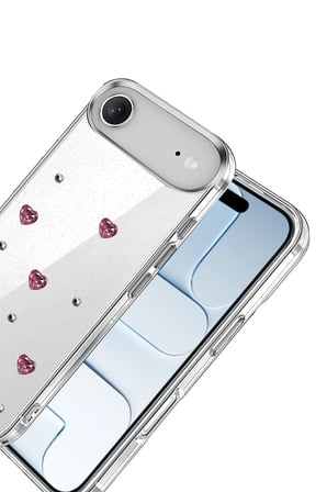 Bezos iPhone 17 Uyumlu Air Uyumlu Fiyonk Desenli Kapak - Desen 3 22