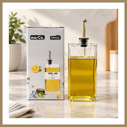 Bezos Yassı Cam Yağlık Sirkelik 500 ml 22