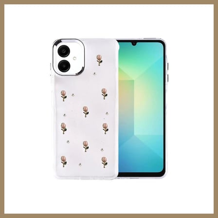 Bezos Samsung Galaxy A07 4G Uyumlu Fiyonk Desenli Kapak - Desen 6 22