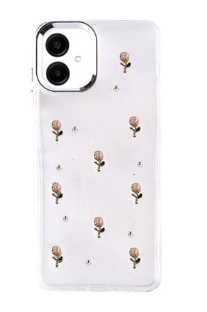Bezos Samsung Galaxy A07 4G Uyumlu Fiyonk Desenli Kapak - Desen 6 22
