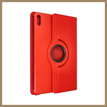 Bezos Huawei MatePad Air 11.5 Kılıf 360 Tablet Deri Kılıf - Kırmızı 22