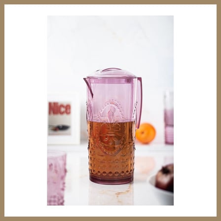 Bezos Akrilik Magic 2,3 Lt Mürdüm Sürahi ( Cam Değildir !!! ) 22