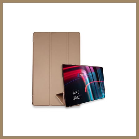 Bezos iPad Air 5 (2022) Kılıf Tablet Smart Kılıf - Rose Gold 22