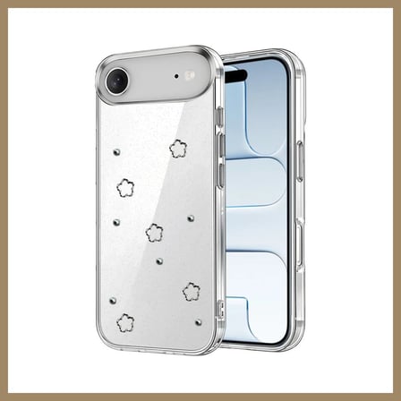 Bezos iPhone 17 Uyumlu Air Uyumlu Fiyonk Desenli Kapak - Desen 2 22