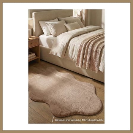 Bezos YoudayHomeCollection POLY Peluş Post Şeklinde Halı Model Oturma Odası Halısı · EBAT: 80X120 22